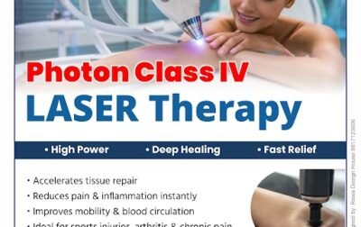 “Photon Class IV Laser Therapy treatment at Neuro Robotic Physiotherapy Ranchi for fast pain relief.”